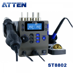 ATTEN ST8802 σταθμός κόλλησης ζεστού αέρα 